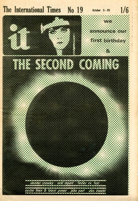 Item #39369 THE INTERNATIONAL TIMES #19 (London: October 5, 1967).
