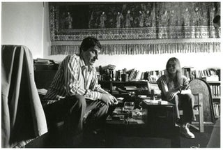 Item #39375 An original b/w photograph by Harold Chapman of Alexander Trocchi and Sally Child,...