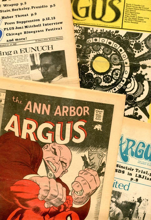 Item #39389 ANN ARBOR ARGUS #3, #5, #9, and #11 (Ann Arbor, MI: March 13 - August 13, 1969).