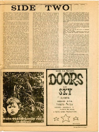ANN ARBOR ARGUS #3, #5, #9, and #11 (Ann Arbor, MI: March 13 - August 13, 1969).