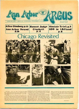 ANN ARBOR ARGUS #3, #5, #9, and #11 (Ann Arbor, MI: March 13 - August 13, 1969).