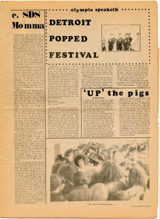 ANN ARBOR ARGUS #3, #5, #9, and #11 (Ann Arbor, MI: March 13 - August 13, 1969).