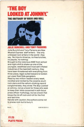 The Boy Looked at Johnny. The Obituary of Rock and Roll.