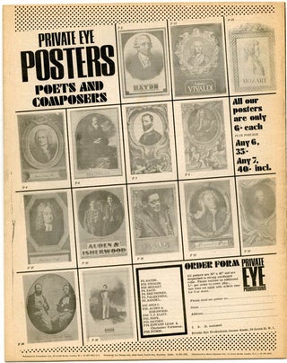 PRIVATE EYE #189 (London: Pressdram Ltd., March 14, 1969).