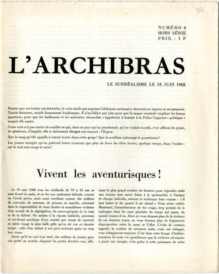L'ARCHIBRAS, Le Surréalisme Nos. 1-7 (all published).