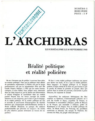 L'ARCHIBRAS, Le Surréalisme Nos. 1-7 (all published).