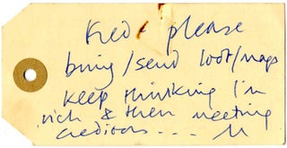 A group of 14 publicity items dating from between 1960 and 1967 promoting Live New Departures, the series of touring poetry, folk and jazz happenings organised by Michael Horovitz and Pete Brown from 1959 onwards.
