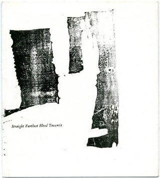 Item #39472 Straight Farthest Blood Towards (Opening Section). Angus MACLISE