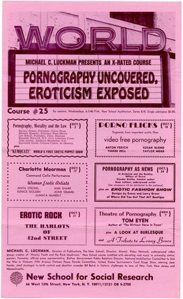 Item #39484 PORNOGRAPHY UNCOVERED, EROTICISM EXPOSED