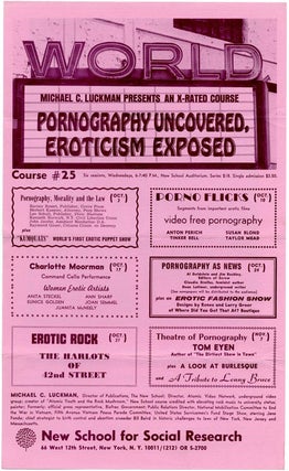 Item #39484 PORNOGRAPHY UNCOVERED, EROTICISM EXPOSED
