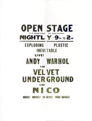 Item #39500 The Velvet Underground: New York Art. The VELVET UNDERGROUND