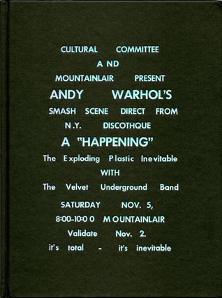 The Velvet Underground: New York Art.