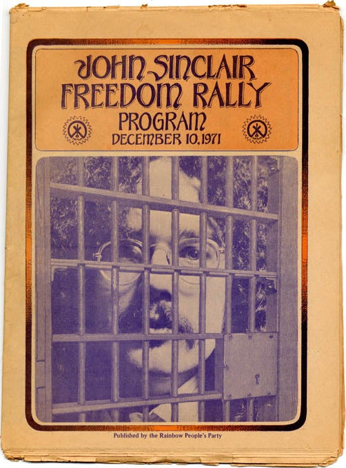Item #39503 JOHN SINCLAIR FREEDOM RALLY. Original program.