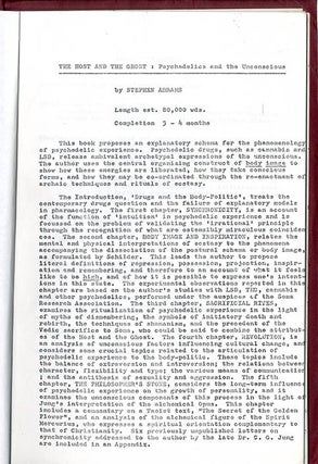 The Host and The Ghost: Psychedelics and the Unconscious.