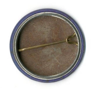Original ‘60s LSD pin badge: “Melts In Your Mind Not In Your Hand”.