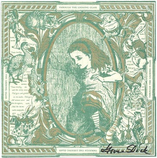 Item #39518 Alice Through The Looking Glass. ACID BLOTTER ART