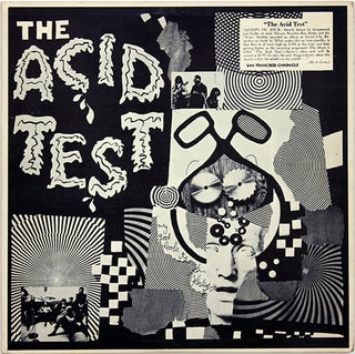 Item #39524 The Acid Test LP signed by Ken Kesey + rare original promotional poster. ACID TESTS