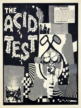 The Acid Test LP signed by Ken Kesey + rare original promotional poster.