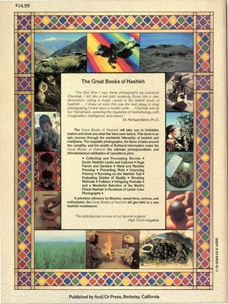 The Great Books of Hashish. Volume One: Book One - Morocco, Lebanon, Afghanistan, the Himalayas + The Great Books of Cannabis and Other Drugs or Researching the Pleasures of the High Society. Volume One: Book Two - Marijuana Around The World, Sinsemilla, Stash, Opium.