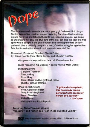 DOPE. A Film by Diane Rochlin and Sheldon Rochlin (1968).