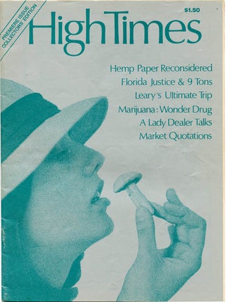 Item #39574 HIGH TIMES - The Magazine of High Society #1 (NY: Summer 1974
