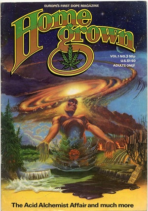 HOME GROWN #1-10 (London: Alchemy Publications, June 1977 - Winter 1981) - all published + original cartoon artwork by Ed Barker + more.
