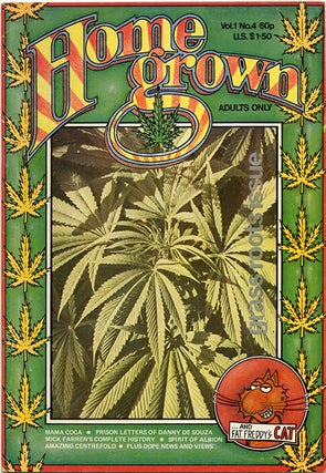 HOME GROWN #1-10 (London: Alchemy Publications, June 1977 - Winter 1981) - all published + original cartoon artwork by Ed Barker + more.