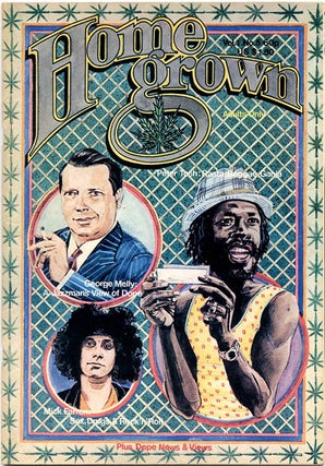 HOME GROWN #1-10 (London: Alchemy Publications, June 1977 - Winter 1981) - all published + original cartoon artwork by Ed Barker + more.