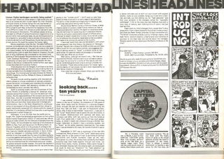 HOME GROWN #1-10 (London: Alchemy Publications, June 1977 - Winter 1981) - all published + original cartoon artwork by Ed Barker + more.