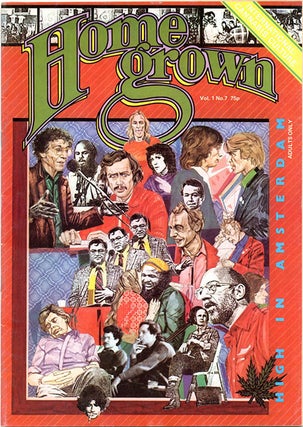 HOME GROWN #1-10 (London: Alchemy Publications, June 1977 - Winter 1981) - all published + original cartoon artwork by Ed Barker + more.