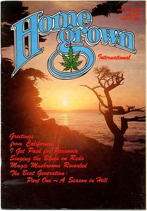 HOME GROWN #1-10 (London: Alchemy Publications, June 1977 - Winter 1981) - all published + original cartoon artwork by Ed Barker + more.