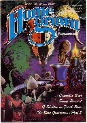 HOME GROWN #1-10 (London: Alchemy Publications, June 1977 - Winter 1981) - all published + original cartoon artwork by Ed Barker + more.