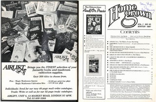 HOME GROWN #1-10 (London: Alchemy Publications, June 1977 - Winter 1981) - all published + original cartoon artwork by Ed Barker + more.