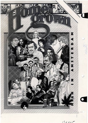 HOME GROWN #1-10 (London: Alchemy Publications, June 1977 - Winter 1981) - all published + original cartoon artwork by Ed Barker + more.