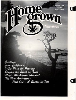 HOME GROWN #1-10 (London: Alchemy Publications, June 1977 - Winter 1981) - all published + original cartoon artwork by Ed Barker + more.