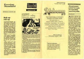 HOME GROWN #1-10 (London: Alchemy Publications, June 1977 - Winter 1981) - all published + original cartoon artwork by Ed Barker + more.