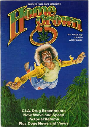 HOME GROWN #1-10 (London: Alchemy Publications, June 1977 - Winter 1981) - all published + original cartoon artwork by Ed Barker + more.