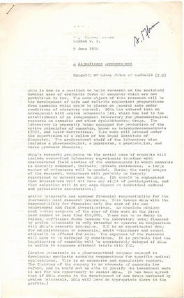 A comprehensive collection of publications and documents issued by SOMA, the drug research project founded in London by Steve Abrams that campaigned for cannabis law reform.