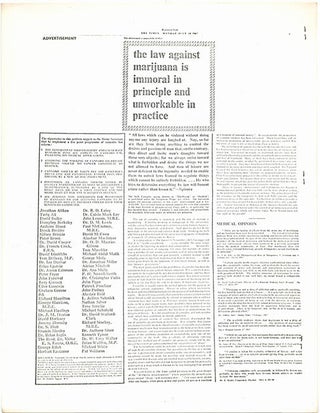 A comprehensive collection of publications and documents issued by SOMA, the drug research project founded in London by Steve Abrams that campaigned for cannabis law reform.
