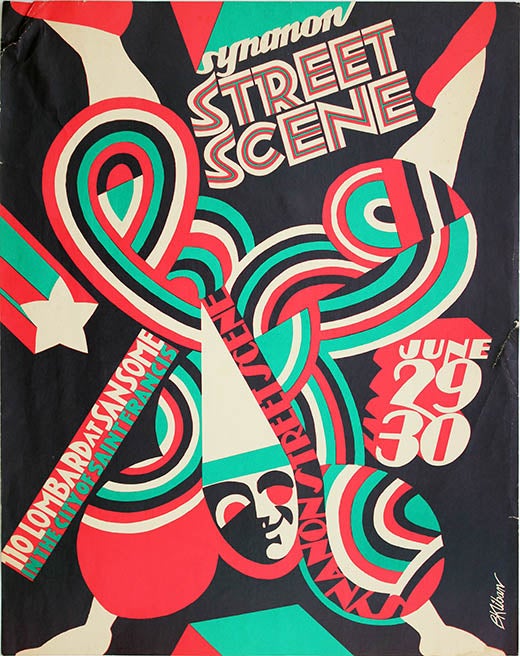Item #39666 Original poster announcing ‘Synanon Street Scene’, a Synanon-sponsored street fair held on Lombard Street in San Francisco, June 29-30 (1968). SYNANON, Bernard KLIBAN.