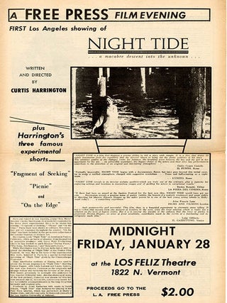 FREE UNIVERSITY OF CALIFORNIA. A two-column article on the Free University of California in LOS ANGELES FREE PRESS #79 (January 21, 1966) + qtr. page ad. (plus two further issues).