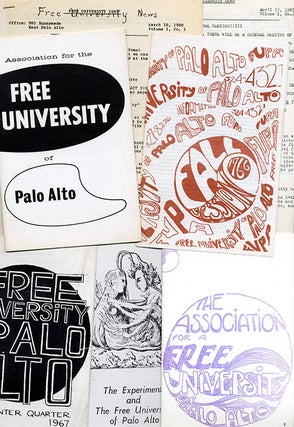 Item #39703 FREE UNIVERSITY OF PALO ALTO. Five semester catalogues: