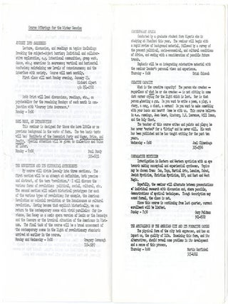 FREE UNIVERSITY OF PALO ALTO. Five semester catalogues: