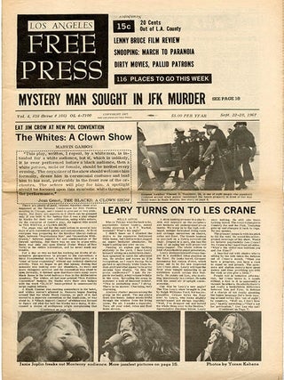 Item #39705 THE NEW LEFT SCHOOL OF LOS ANGELES. An article announcing the launch of “a...