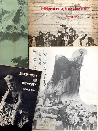Item #39708 MIDPENINSULA FREE UNIVERSITY. A group of five semester catalogues: