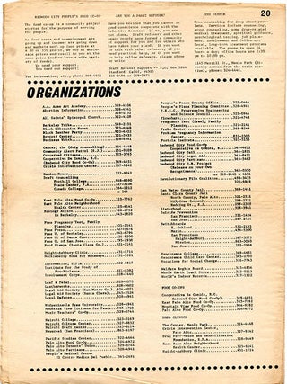 MIDPENINSULA FREE UNIVERSITY. A group of five semester catalogues: