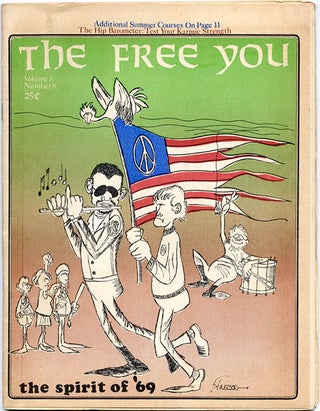 MIDPENINSULA FREE UNIVERSITY. A broken run of 16 issues of The Free You: a forum and news medium of the Midpeninsula Free University: