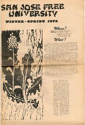 Item #39719 SAN JOSE FREE UNIVERSITY. Free You (San Jose, CA: Winter-Spring 1972