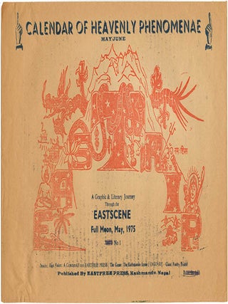 Item #39722 ANTI-UNIVERSITY OF THE EAST. EASTSCENE No. 1 - Calendar of Heavenly Phenomenae...