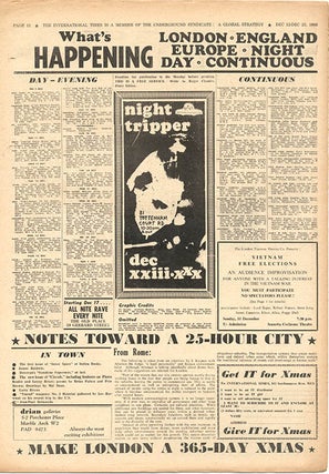 INTERNATIONAL TIMES #5 (London: December 12, 1966).